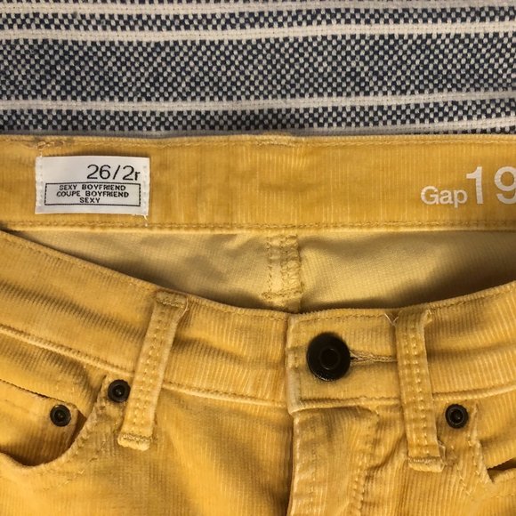Yellow Gap Cords Size 26 - Picture 2 of 2